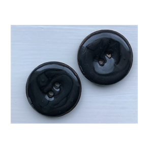 KOKOSKNAPP EMALJERT - Svart 